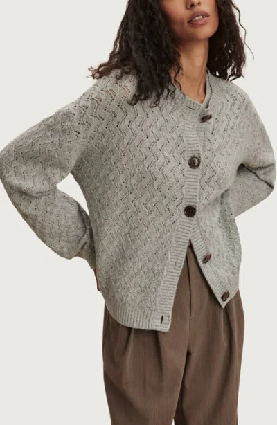 Varley Hossler Pointelle Cardigan In Multi