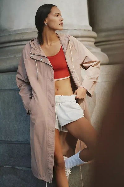 Varley Isa Lightweight Long Jacket In Pink