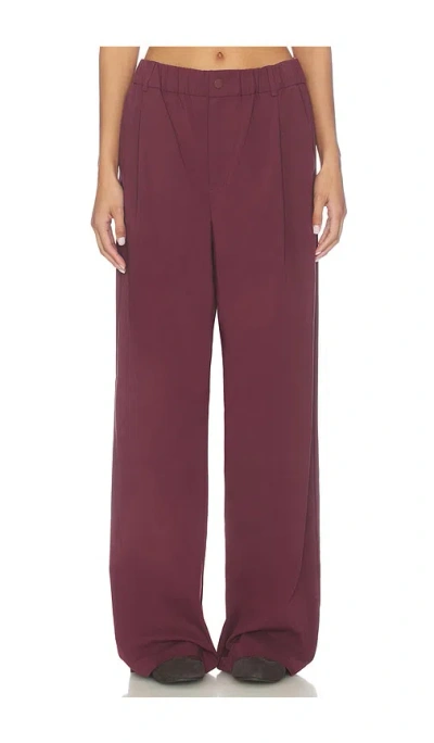 Varley Isobel Wide Leg 29.5 Pant In Purple