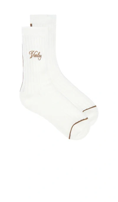 Varley Ivan Light Rib Sock In White