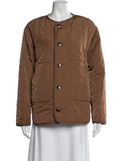 Pre-owned Varley Jacket In Brown