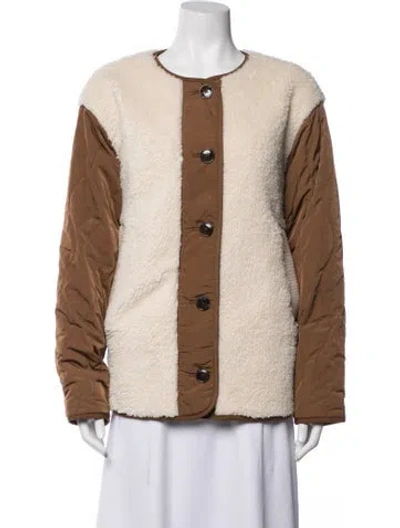 Pre-owned Varley Jacket In Brown