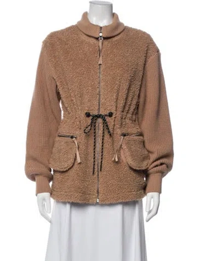 Pre-owned Varley Jacket In Brown