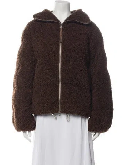 Pre-owned Varley Jacket In Brown