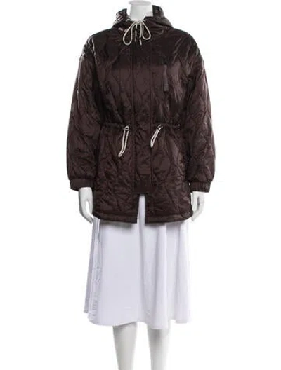 Pre-owned Varley Jacket In Brown