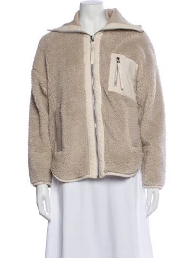 Pre-owned Varley Jacket In Neutral