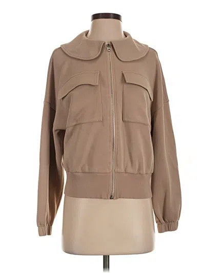 Pre-owned Varley Jacket In Tan