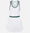 Varley Jane Court Dress 28" In White Forest