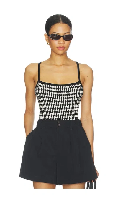 Varley Jared Knit Top In Black