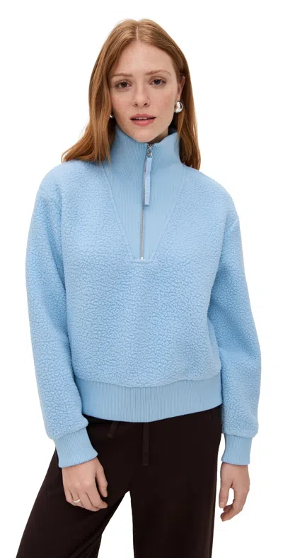 VARLEY JAYLIN HALF ZIP FLEECE GLACIER BLUE