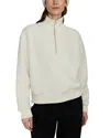 Varley Jaylin Half Zip Fleece Pullover In Orange