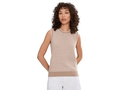 Varley Jenson Stitch Knit Tank Top In Brown