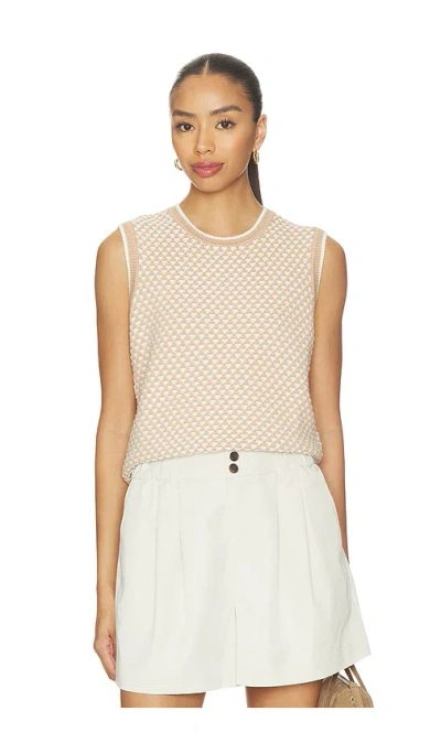 Varley Jenson Stitch Knit Tank Top In Multi