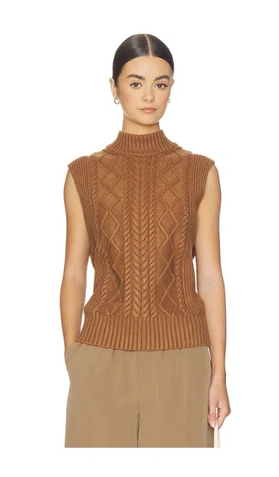 Varley Joilette Roll Neck Vest Top In Multi