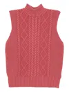 Varley Joilette Rollneck Vest In Pink