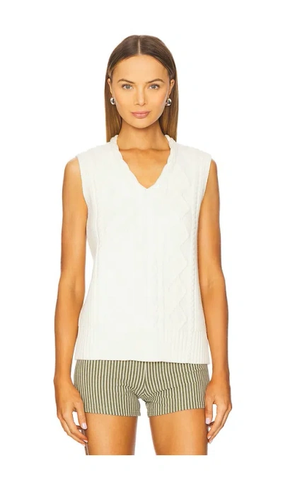 VARLEY KAY CABLE KNIT VEST