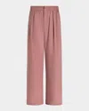 Varley Kayson Wide-leg Pants In Ash Rose