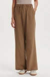 Varley Kayson Wide Leg Pants In Brown
