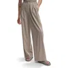 Varley Kayson Wide Leg Pants In Simply Taupe