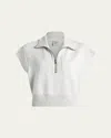 Varley Kelly Half-zip Sweatshirt In White