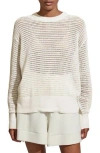 Varley Kershaw Crewneck Sweater In Egret