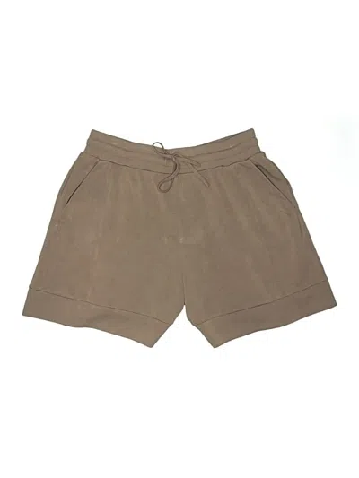 Pre-owned Varley Khaki Shorts In Brown
