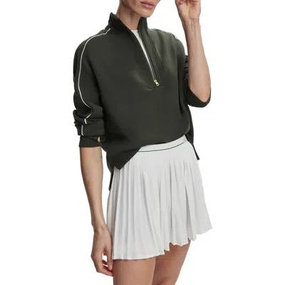 Varley Kirsi Half-zip Sweatshirt In Deep Ivy