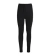 Varley Mocado Rib Knit Base Layer Ski Leggings In Black