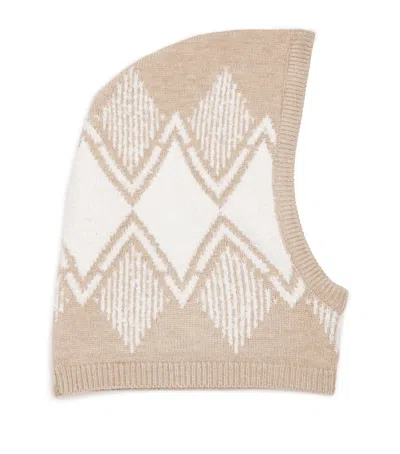 Varley Knitted Bouclé Ethan Hood In Brown