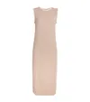 Varley Knitted Dwight Midi Dress In Neutral