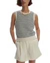 Varley Knowles Textured Knit Vest Birch Multi Stitch In Birch Multi Stitch