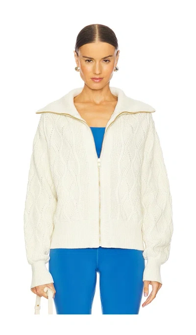 VARLEY LANDO FULL ZIP KNIT SWEATER