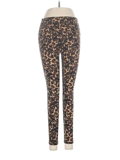 Pre-owned Varley Leggings In Brown