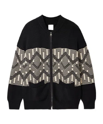 Varley Linnea Fair Isle Cotton-blend Cardigan In Multi