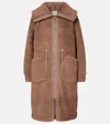 Varley Logan Coat In Brown
