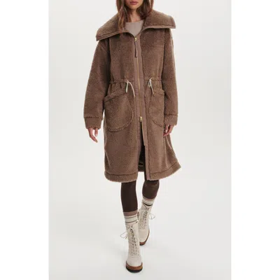 VARLEY VARLEY LOGAN FAUX SHEARLING COAT