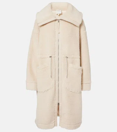 Varley Logan Teddy Coat In White