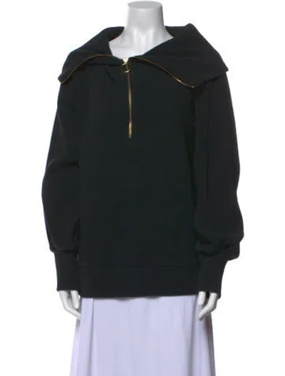 Pre-owned Varley Long Sleeve Sweatshirt In Black