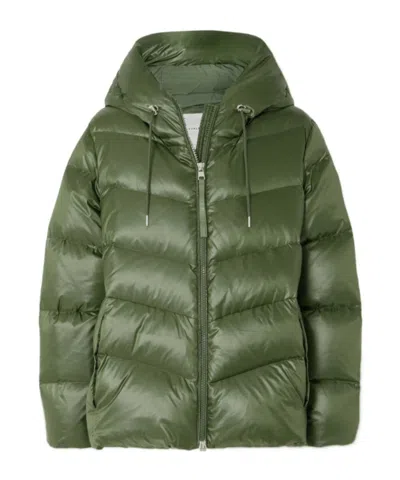 Varley Long-sleeved Down Jacket In Green