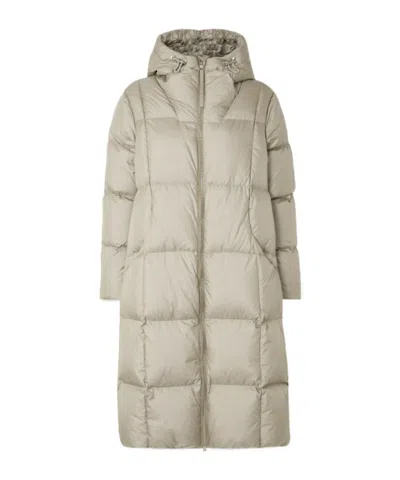 Varley Long-sleeved Down Jacket In Neutral