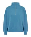 Varley Hawley Half-zip Sweatshirt In Blue