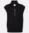 Varley Loretta Half-zip Jersey Vest In Blue