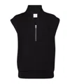 Varley Ritchie Short Sleeve Sweatshirt Black In Black
