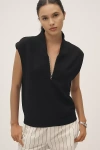 Varley Loretta Sleeveless Half-zip Sweatshirt