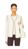 Varley Lori Reversible Gilet In White