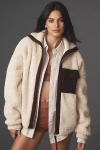 Varley Lowell Sherpa Jacket In White