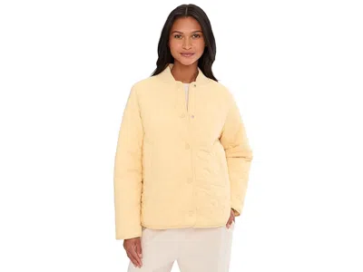 Varley Luca Quilted Jacket In Yellow
