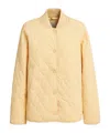 Varley Luca Quilted Jacket In Brown