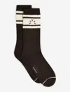 Varley Malissa Plush Wide Rib Sock In Brown