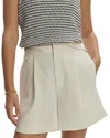 Varley Mariya Easy Pleat Shorts 4.5 Birch In Birch